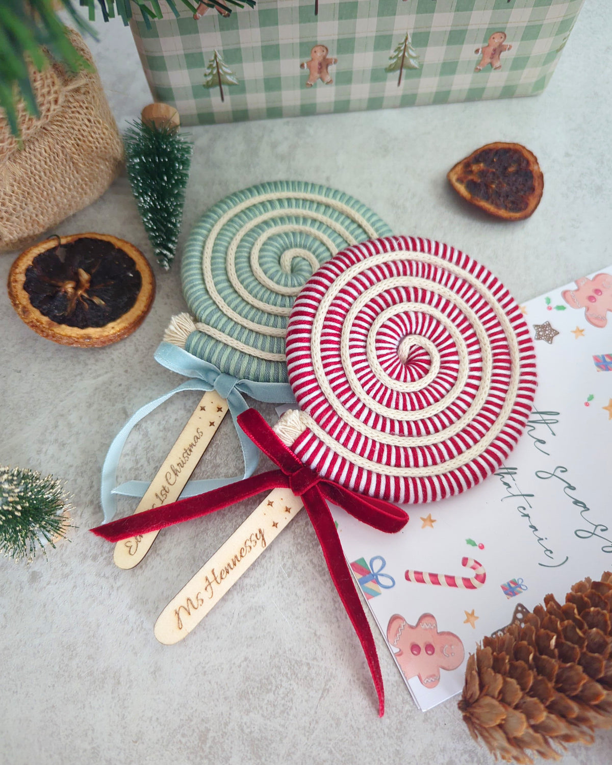 - LARGE LOLLIPOP ORNAMENT - 🍭 Personalised