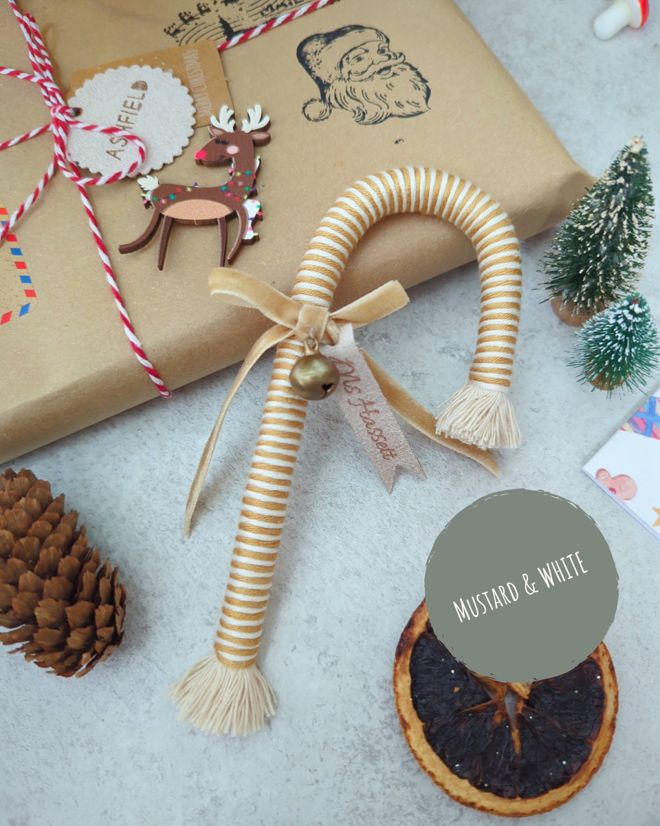 - LARGE CANDY CANE - 🎄 Personalised
