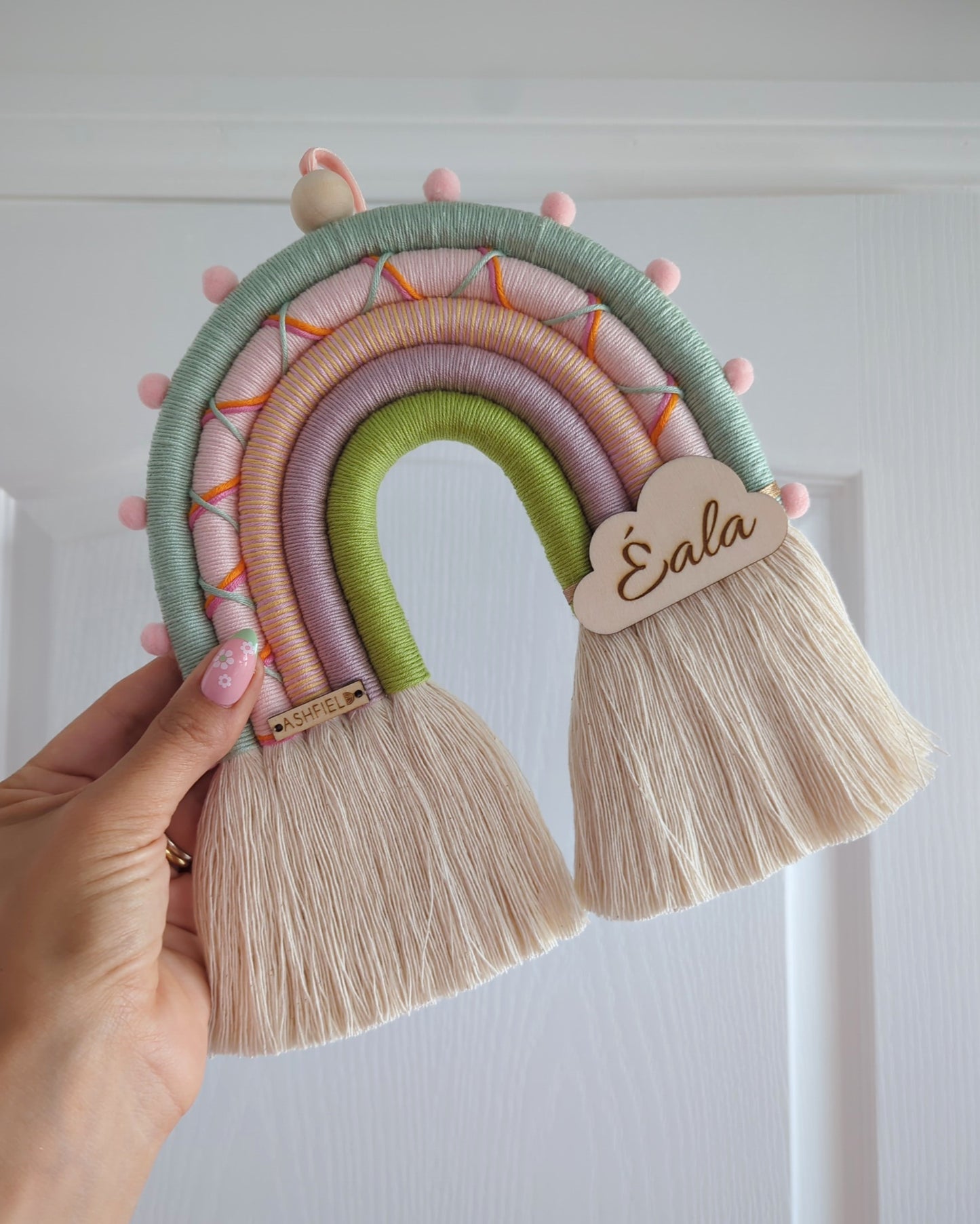 'Confetti Skies' Rainbow Wall Hanging