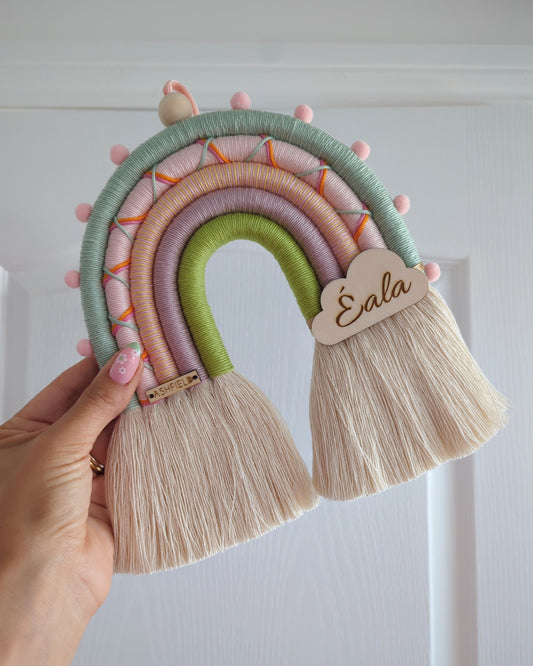 'Confetti Skies' Rainbow Wall Hanging