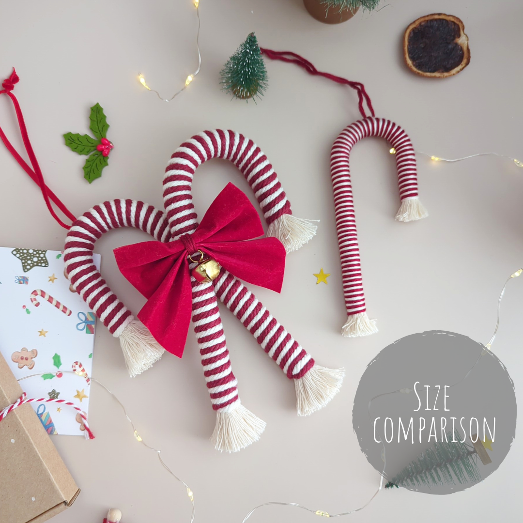 Candy Cane Bow - NEW!