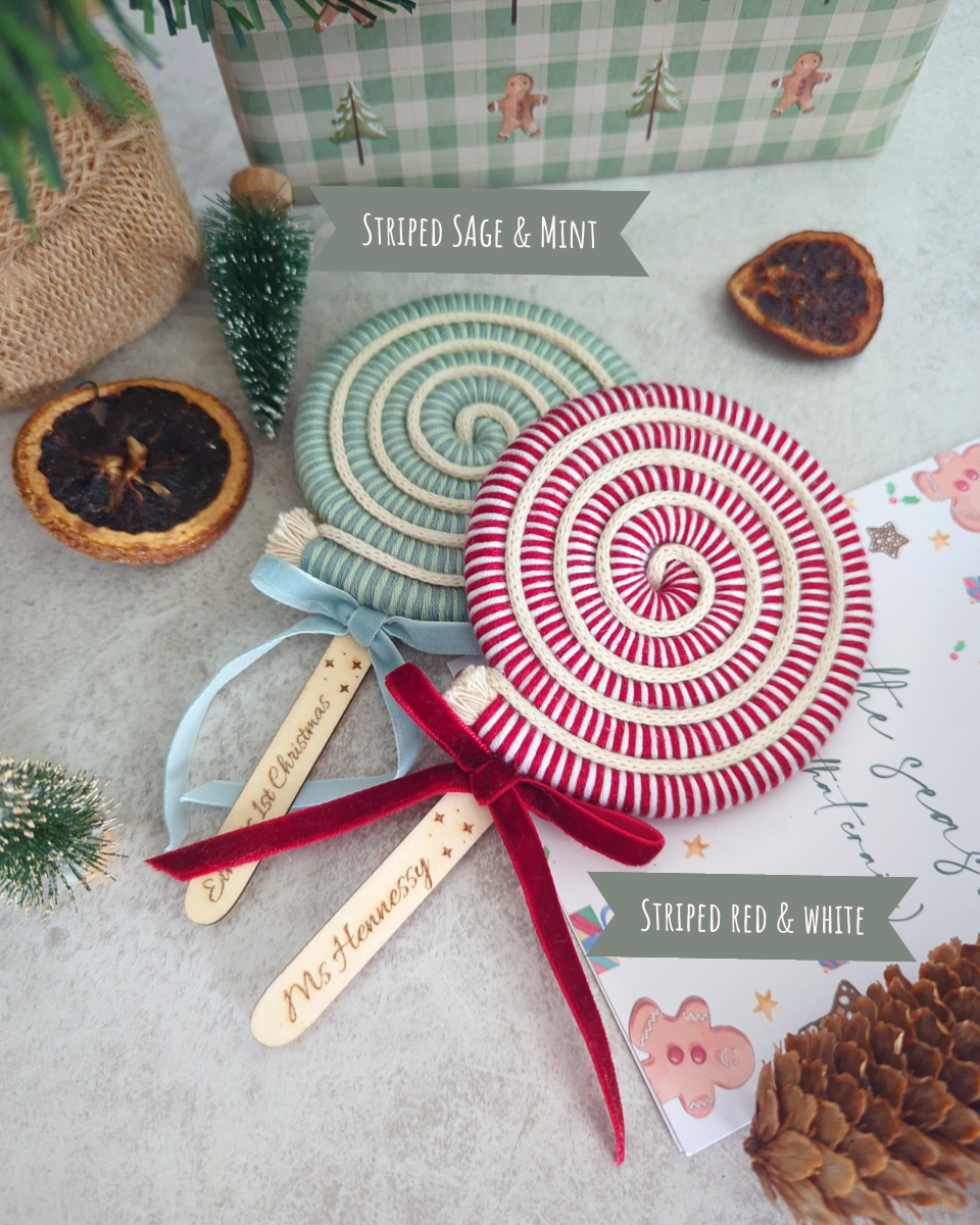 - LARGE LOLLIPOP ORNAMENT - 🍭 Personalised