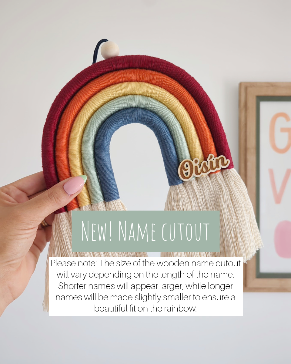 DIY KIT: Rainbow Wall Hanging