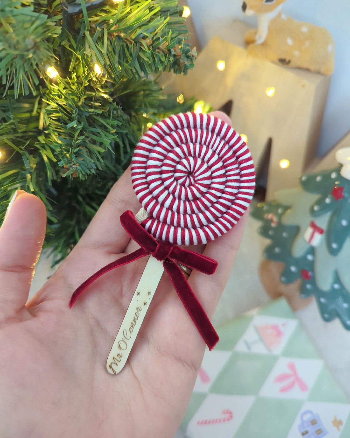 - LOLLIPOP ORNAMENT - 🍭 Personalised