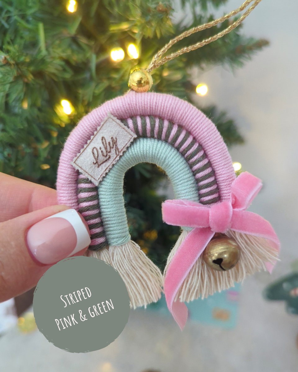 - MINI RAINBOW ORNAMENT -  🎄Personalised