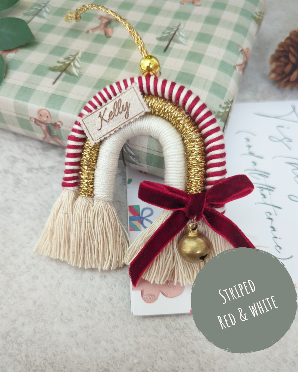 - MINI RAINBOW ORNAMENT -  🎄Personalised