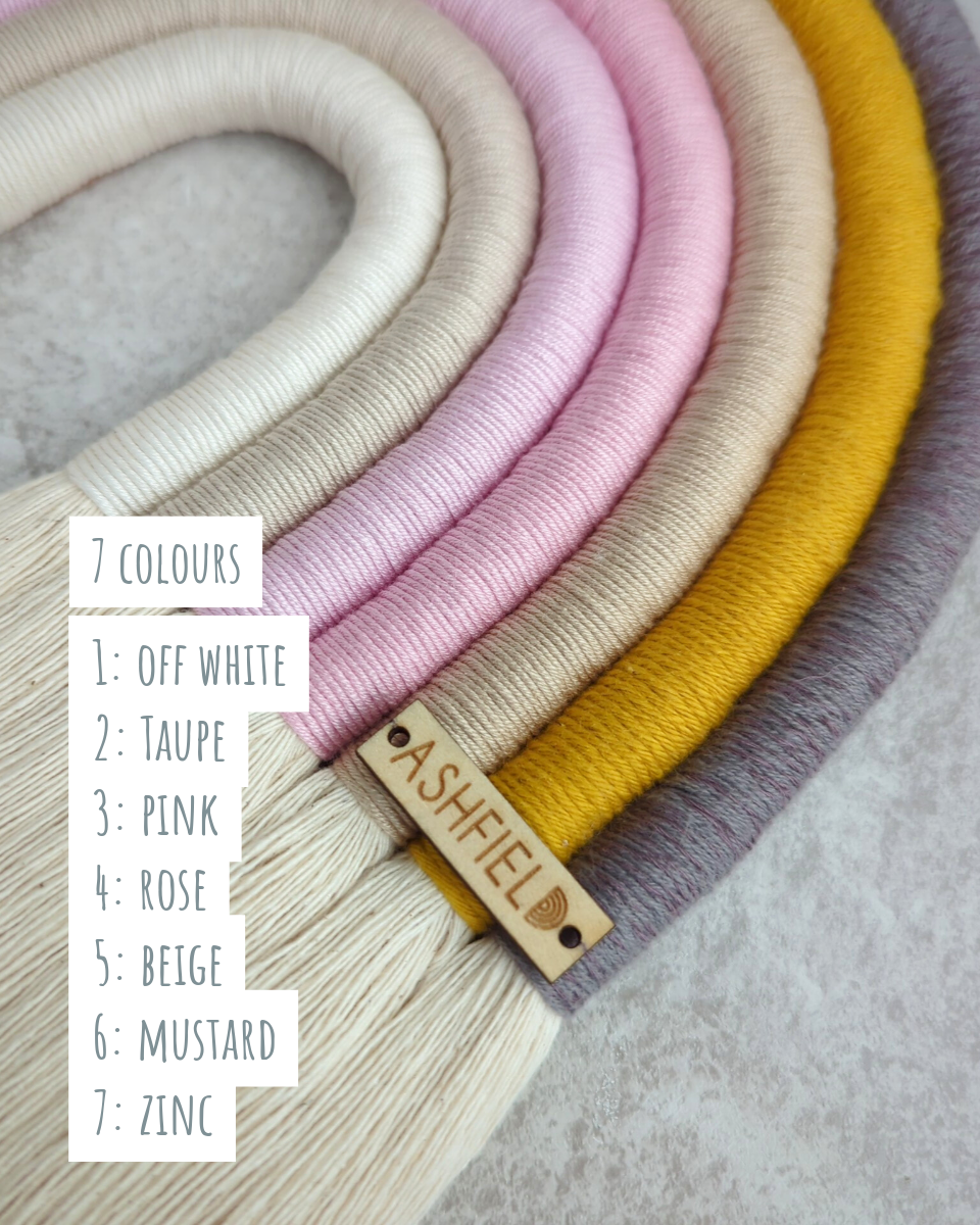 DESIGN YOUR RAINBOW WALL HANGING - CUSTOM COLOURS