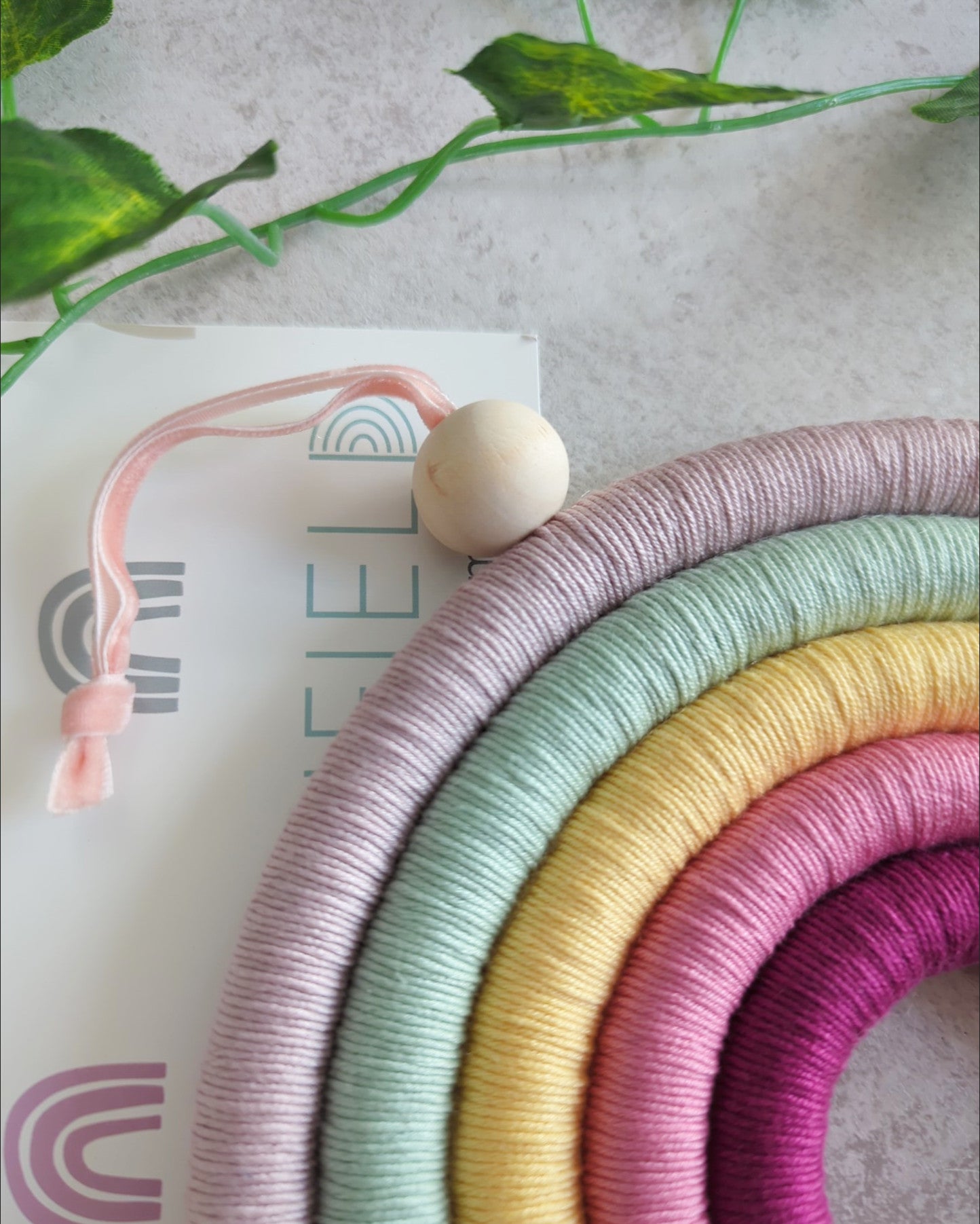 'Berry Kiss' Rainbow Wall Hanging