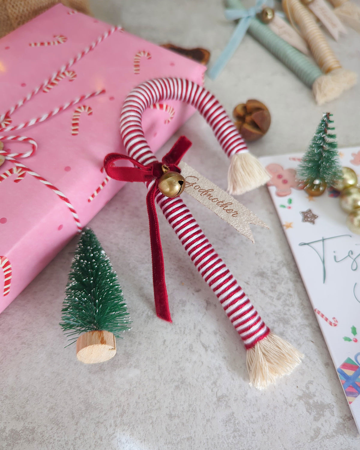 - LARGE CANDY CANE - 🎄 Personalised