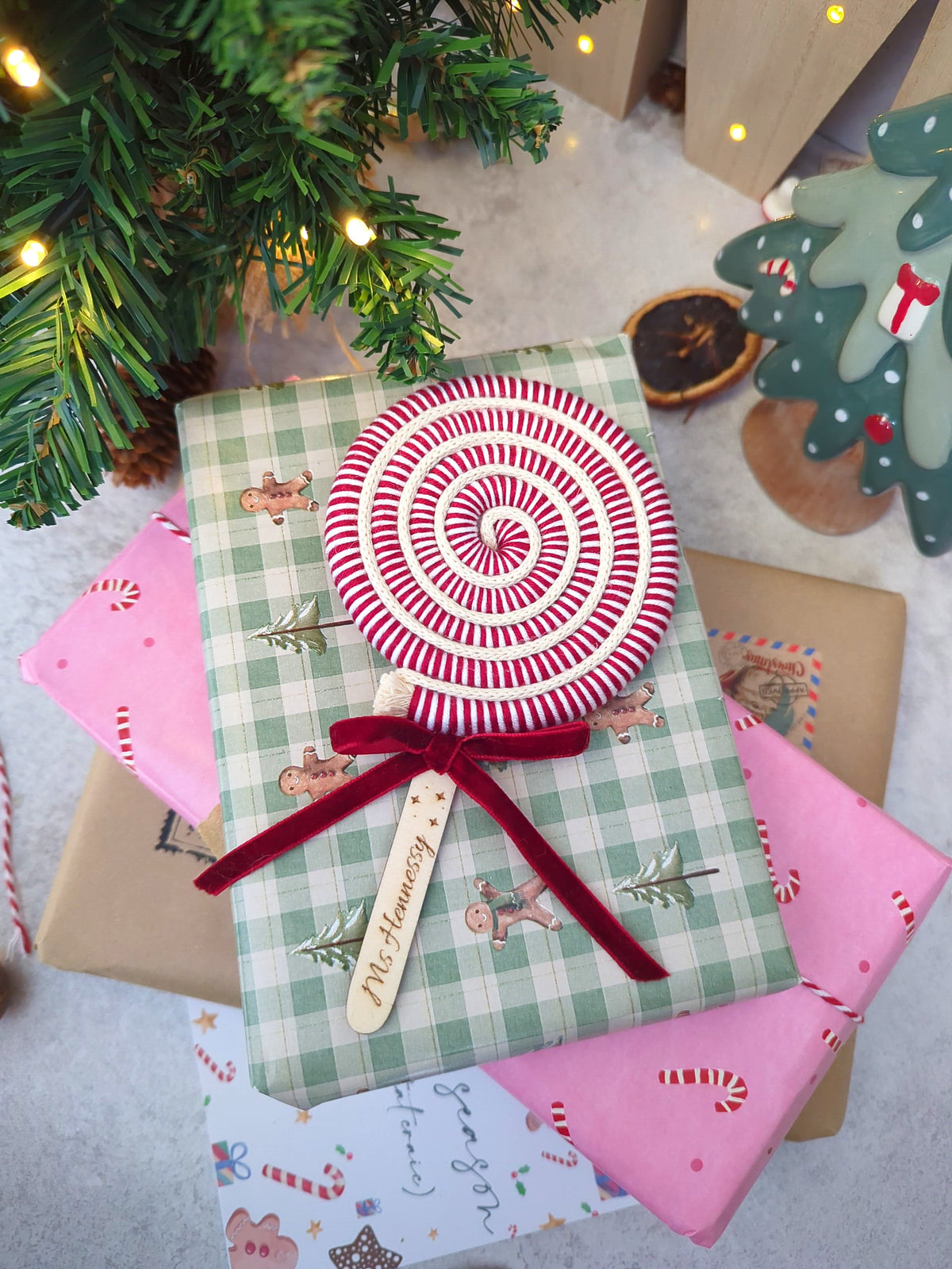 - LARGE LOLLIPOP ORNAMENT - 🍭 Personalised