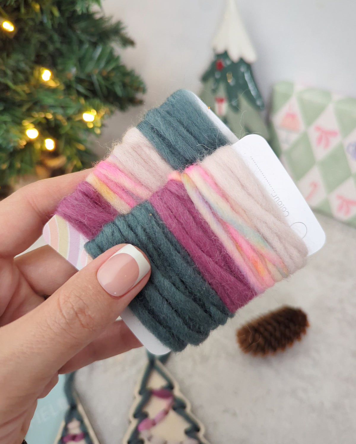 DIY KIT - Stitch your Christmas Tree Decoration - Set of 2