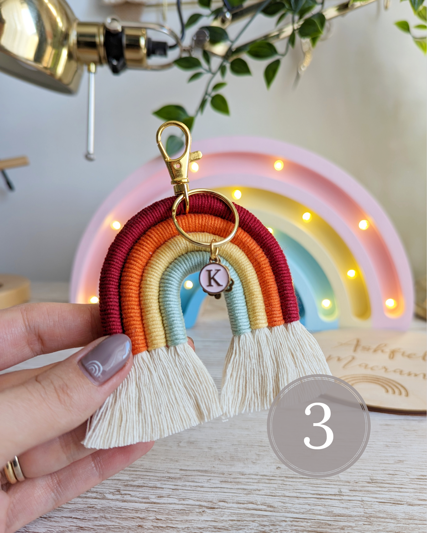 Rainbow keyrings | Bag charms